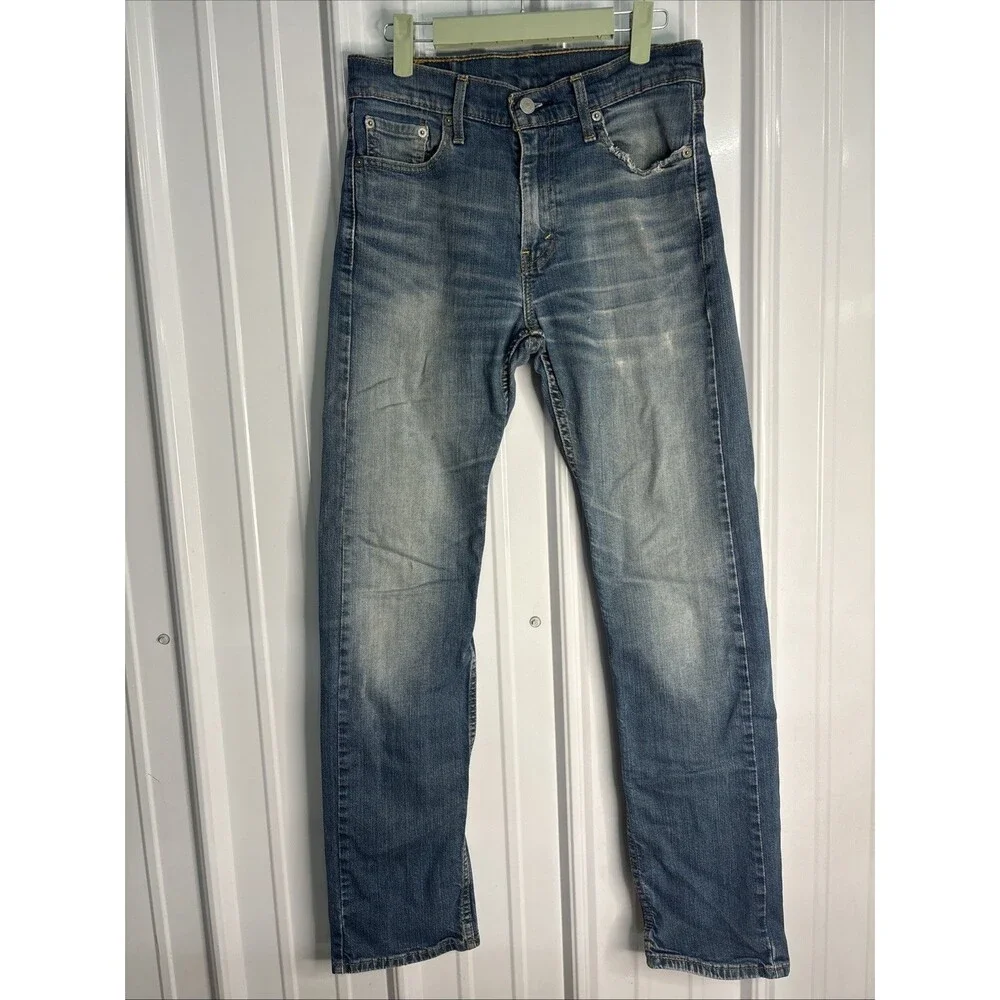 levi's men's 513 slim straight fit jeans Size 30/32 Broke In
